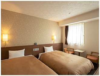 広々とした客室で